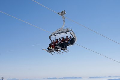 Mount Snow Dubs America's Only Six Passenger Bubble Chair Lift Bluebird  Express 