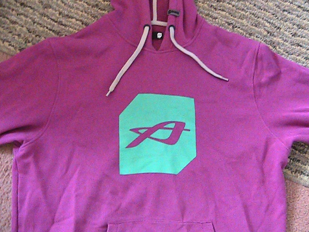 xl pink orage hoodie