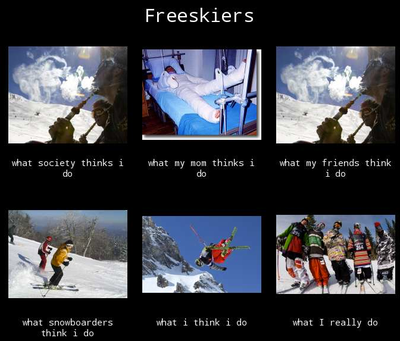 Funny Ski Meme I Made Ski Gabber Newschoolers Com