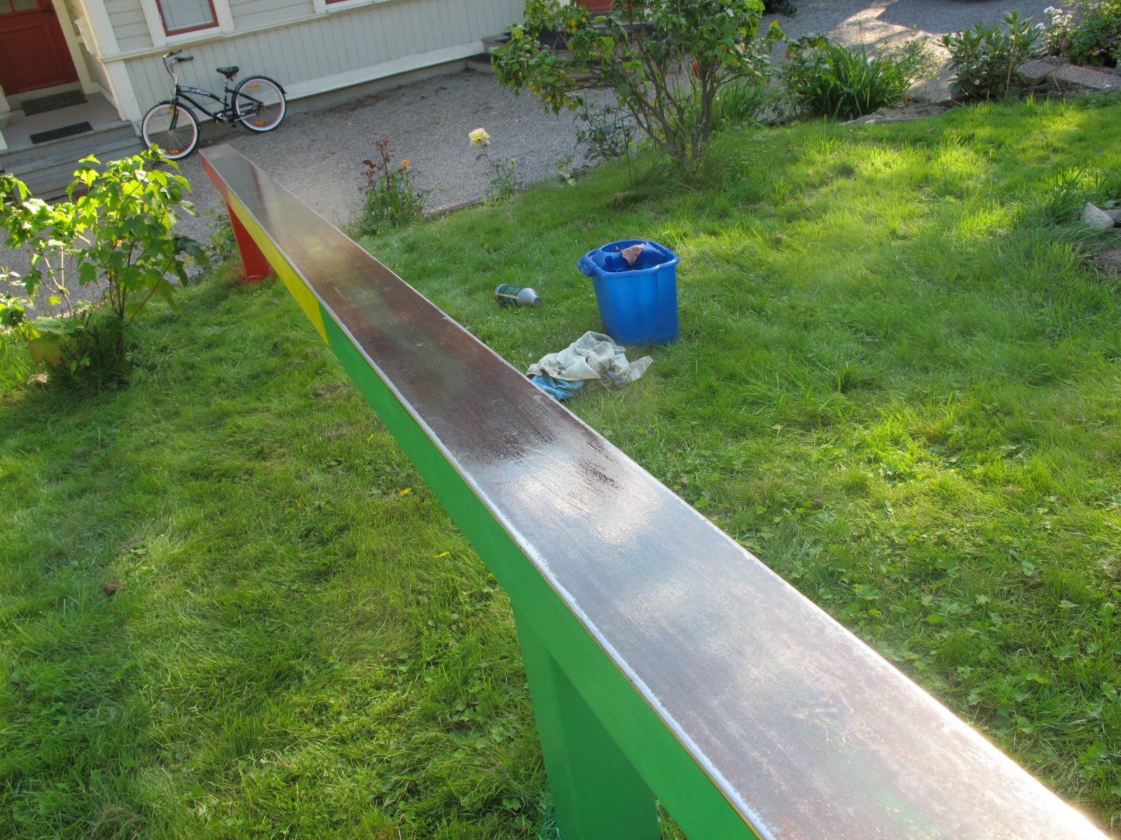 Painting the rail
