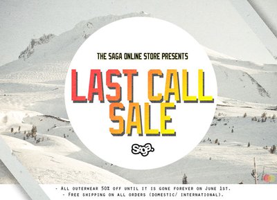 Last Call For The Sale! 