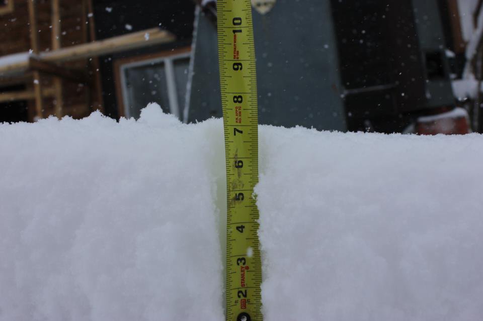 7 inches of fresh Oct2