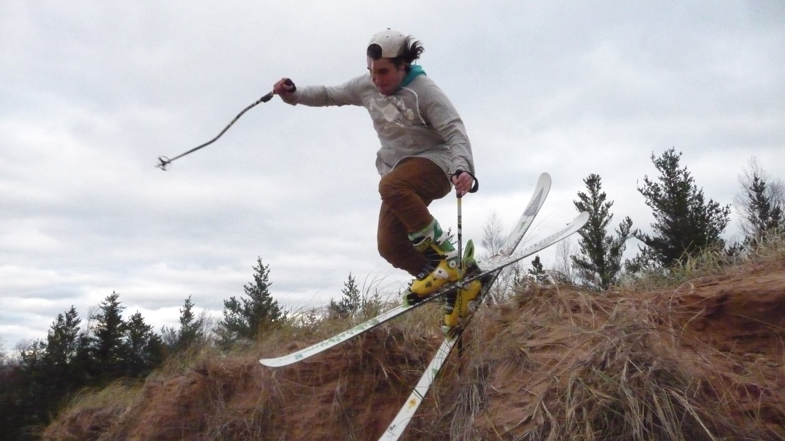 Got to do some sand skiing today