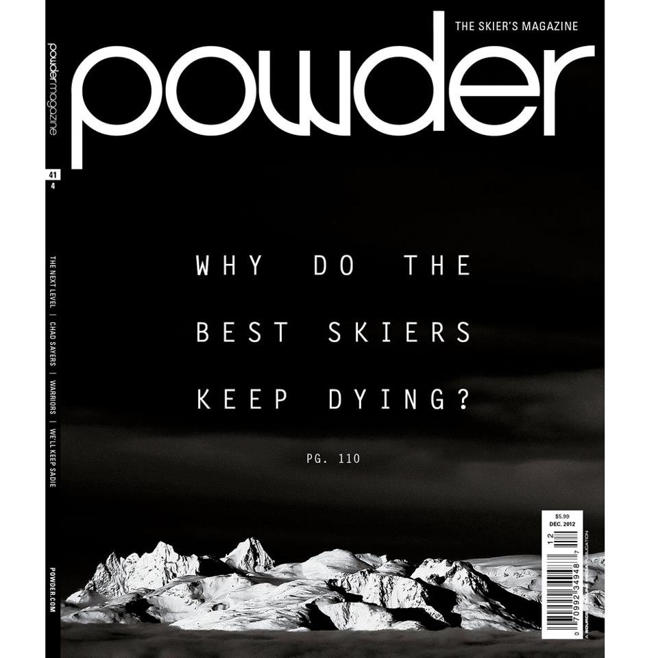 December cover of POWDER 