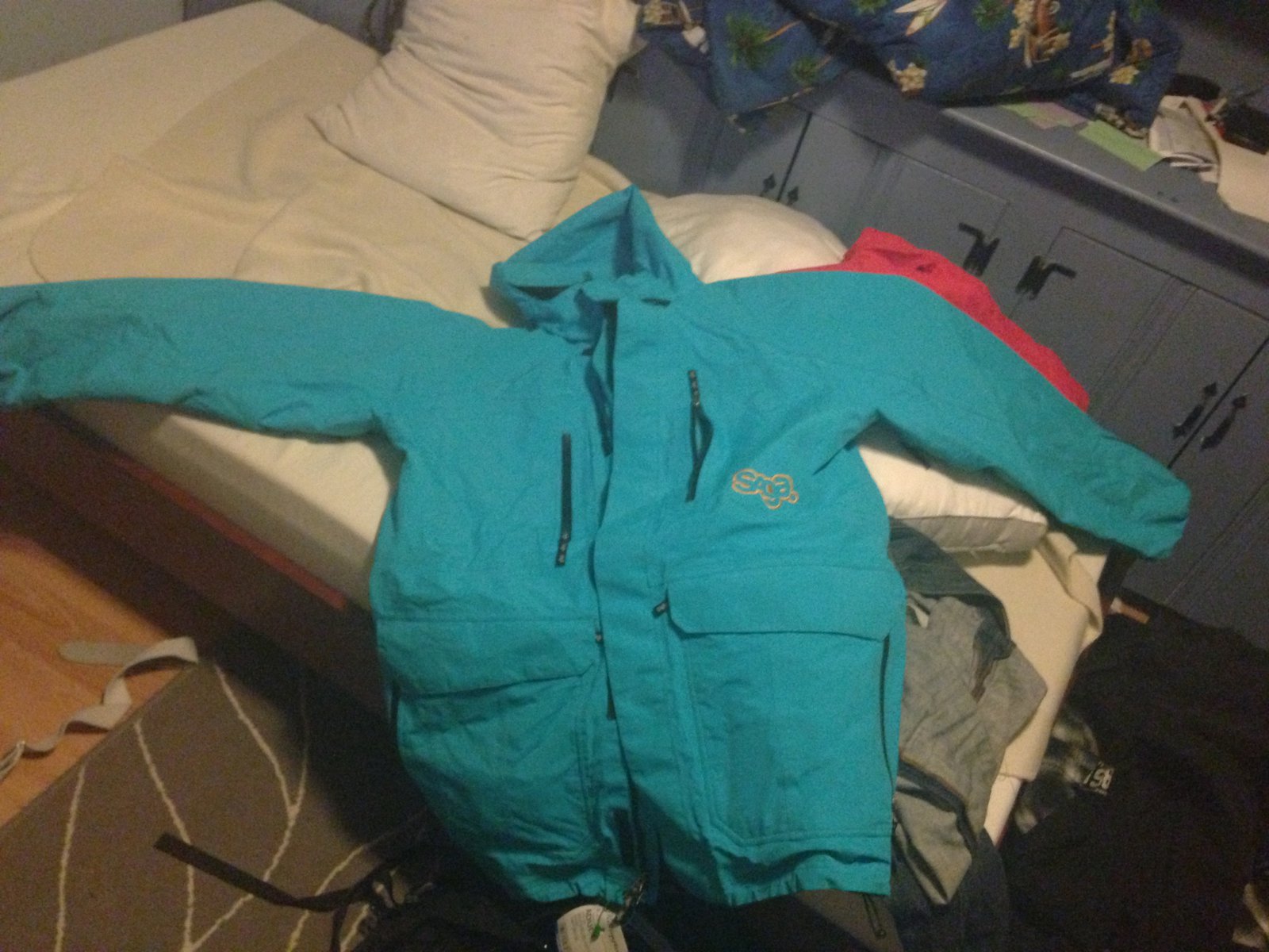 saga jacket XL blue