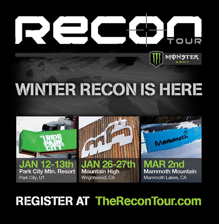 Monster Energy Sponsors Winter Recon Tour