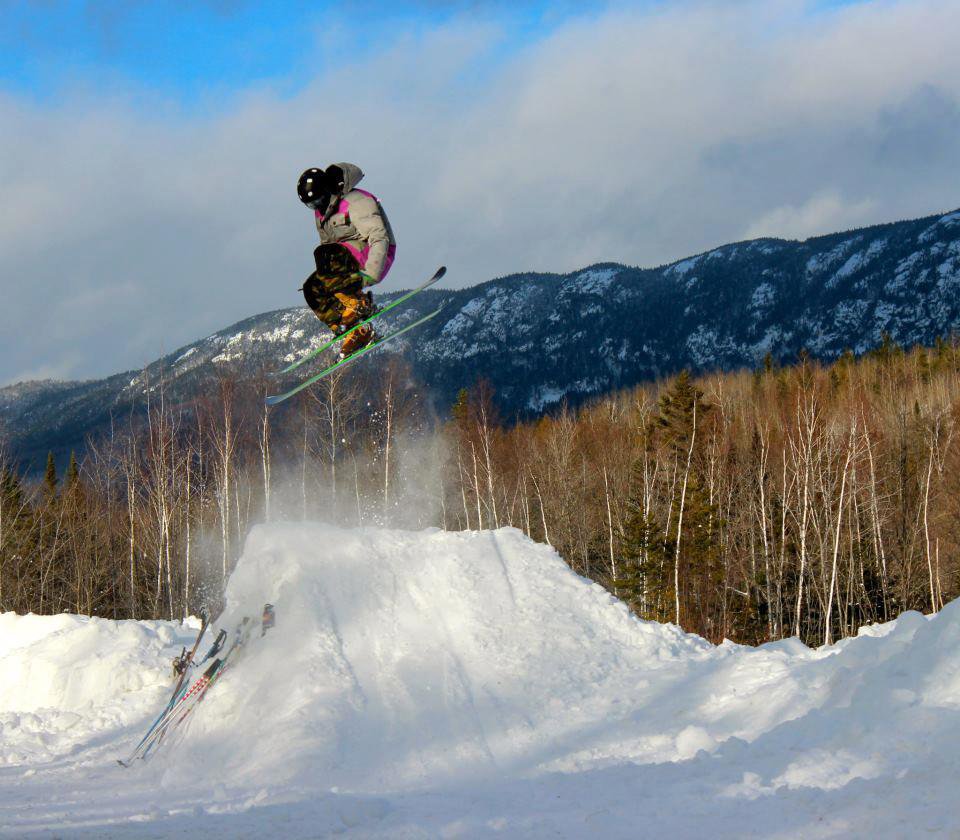 backyard sled tow in jump