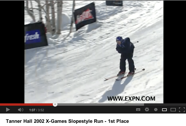 TANNER Xgames slopestyle steeze 2002