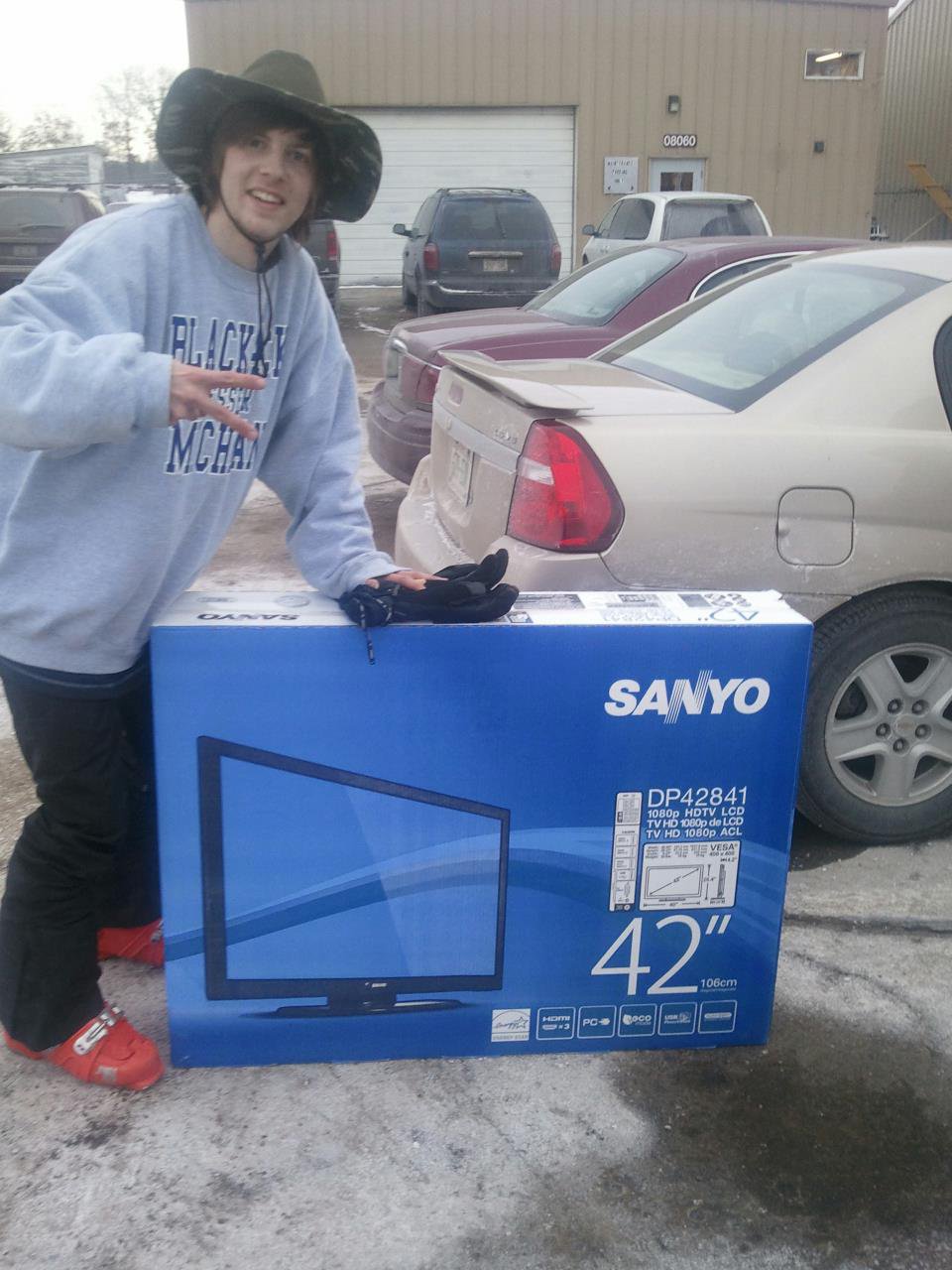 I won a tv!
