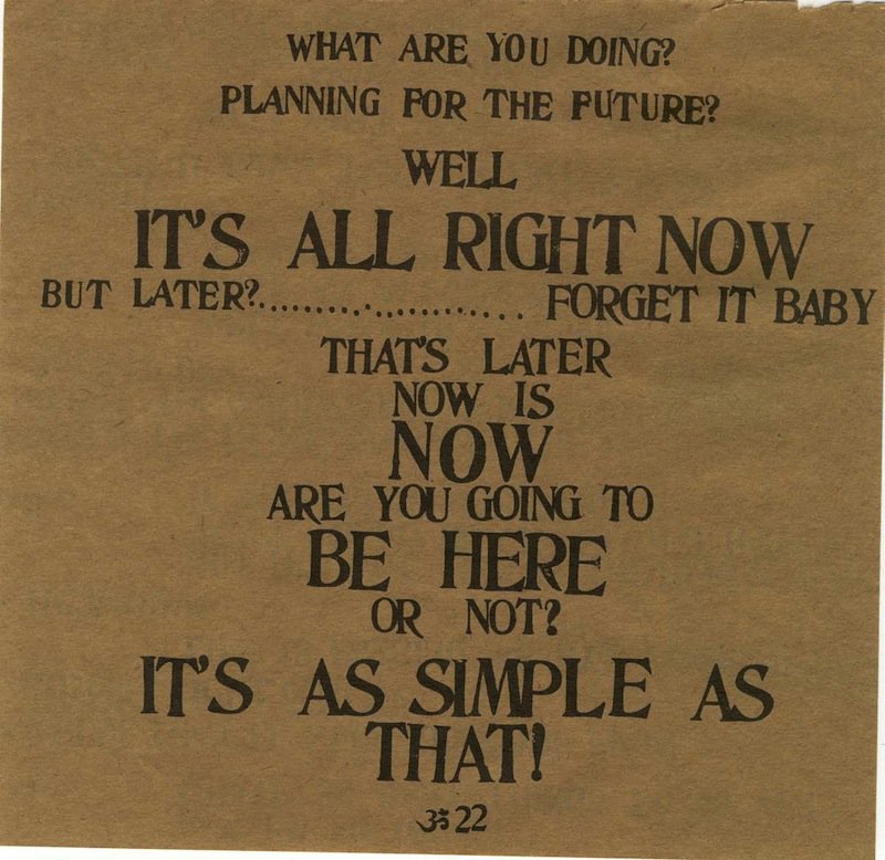 Be here Now- Ram Dass