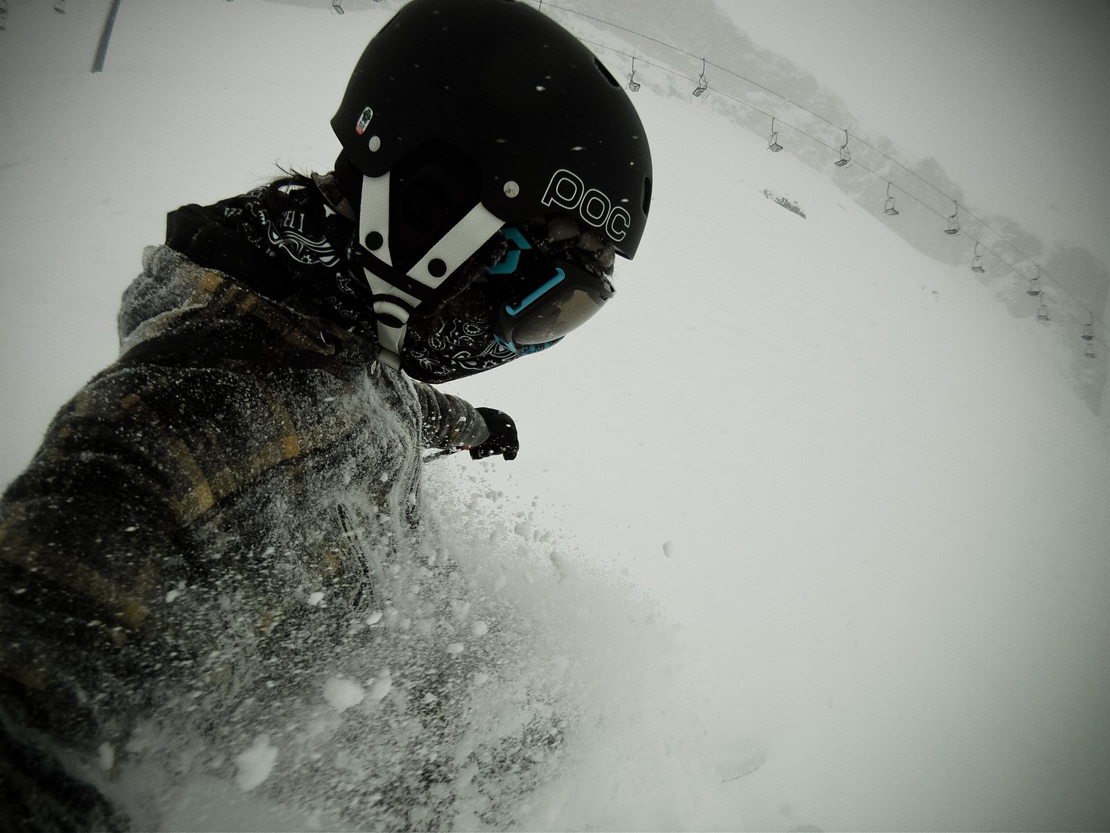 Powder skiing, just like in the movies !