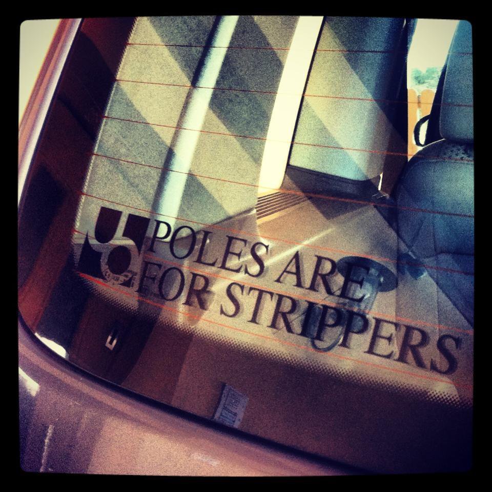 poles are for strippers