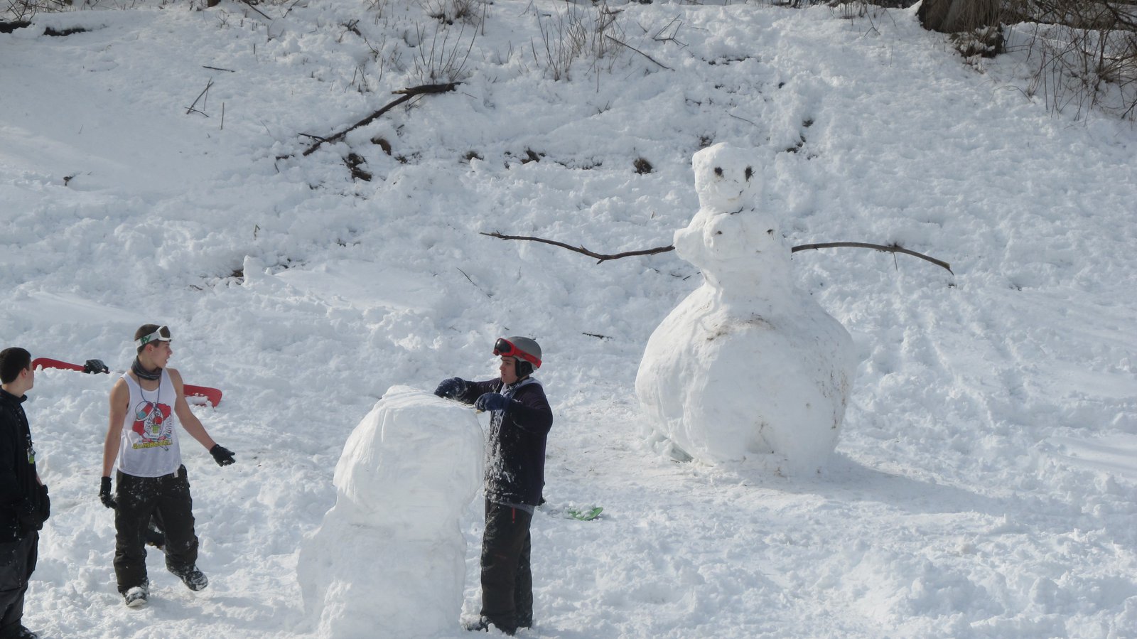 Snowman with boobies