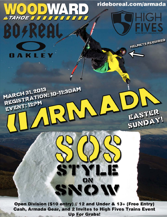 Armada SOS scheduled for March 31 at Boreal Mountain