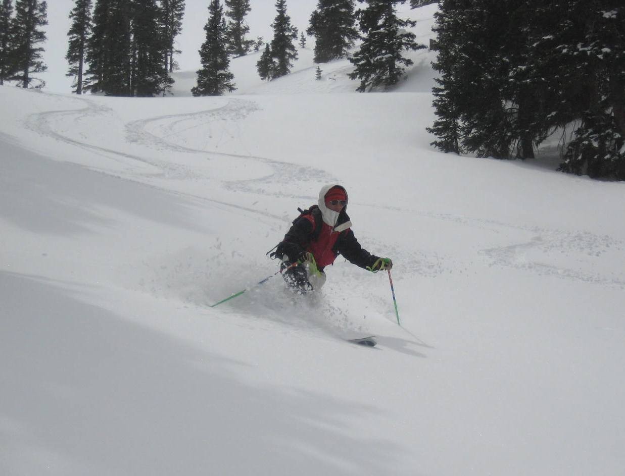 Telemarking in Prospect Gulch