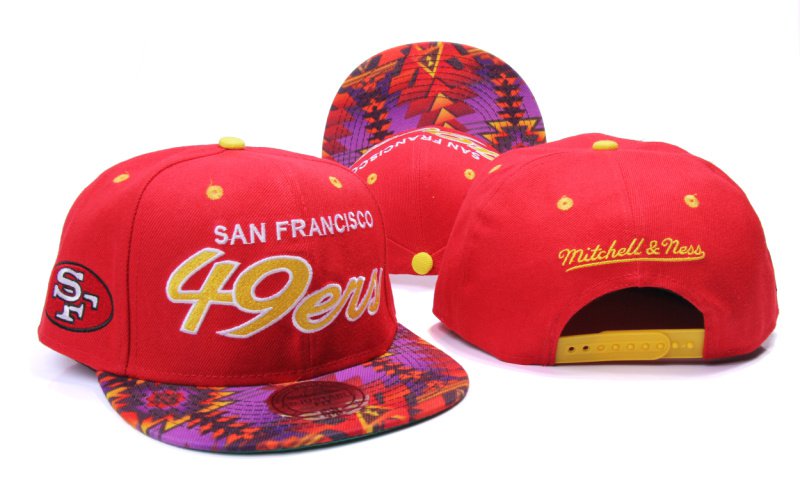 Mitchell Ness San Francisco 49ers Snapback Hats