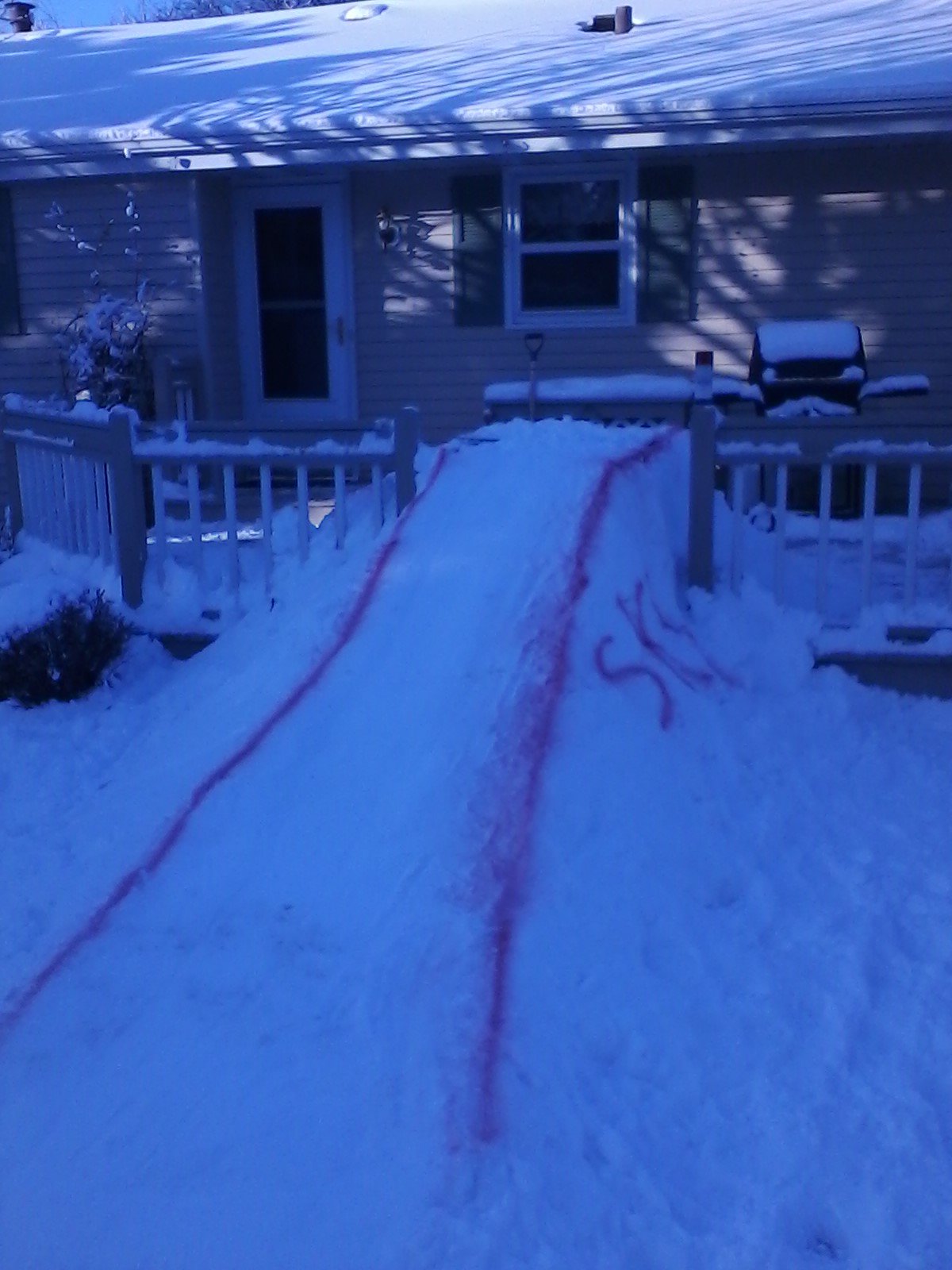 My backyard ski hill