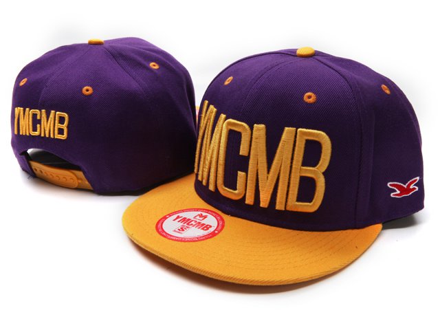YMCMB Snapback Hats Purple