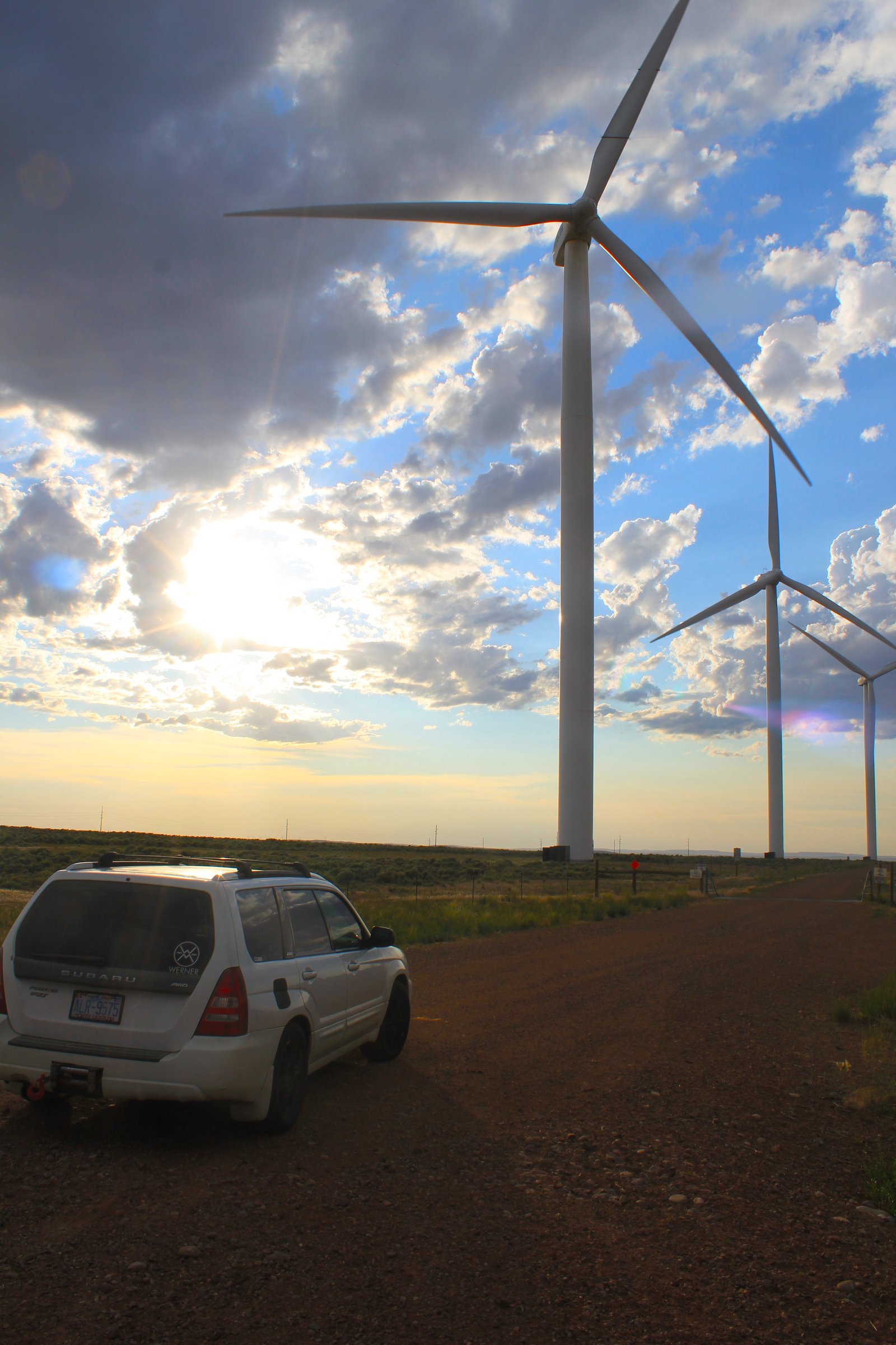 wyoming wind mills and 300hp Subaru 