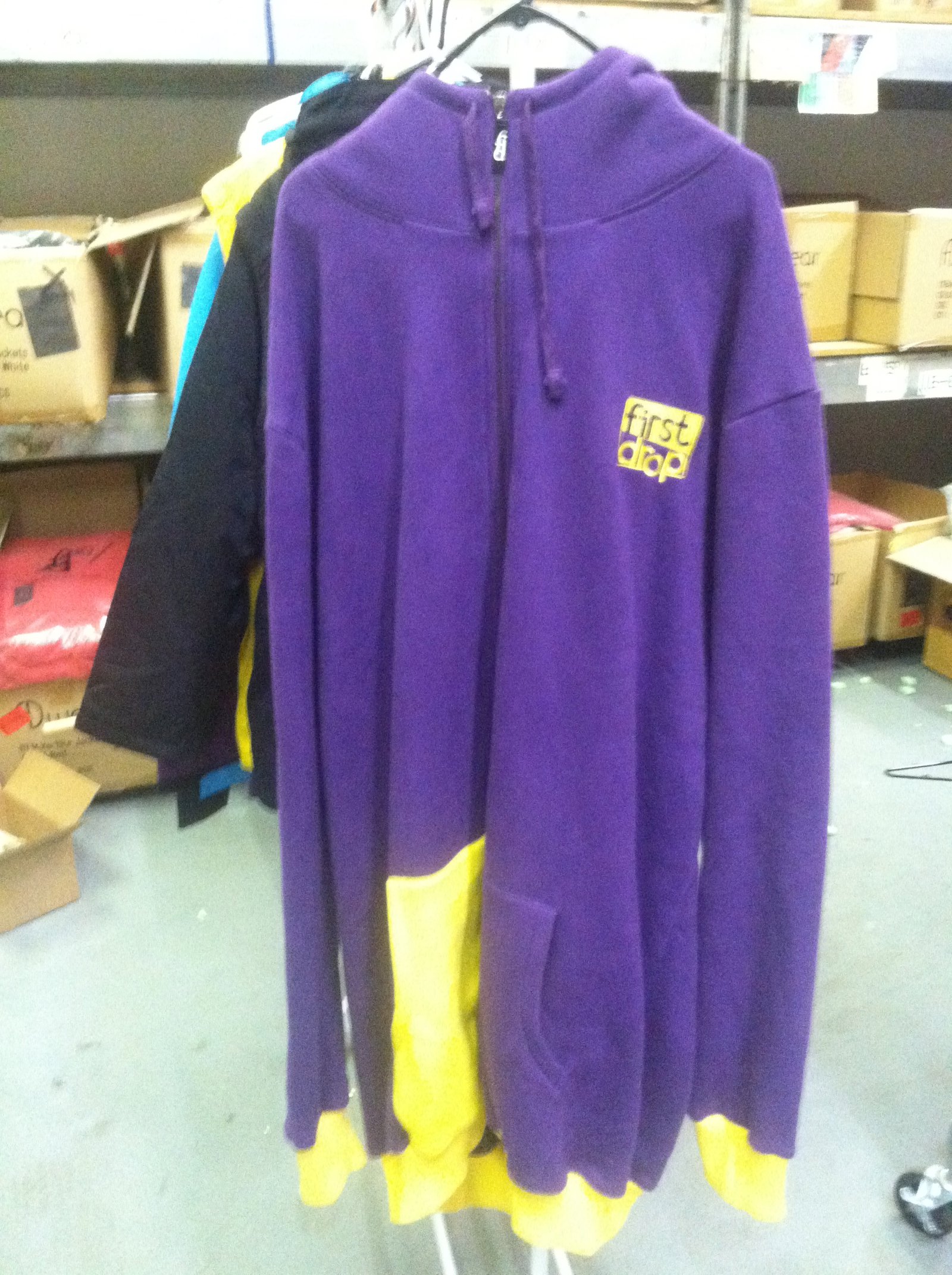 Purple n' Yellow Fleece Sweatshirt
