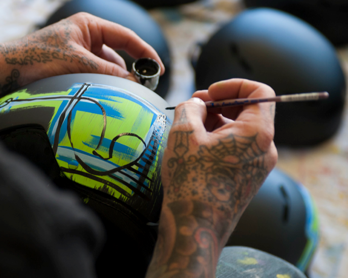 Giro Announces First Friday 50 Hand-Painted Combyn™ Helmets