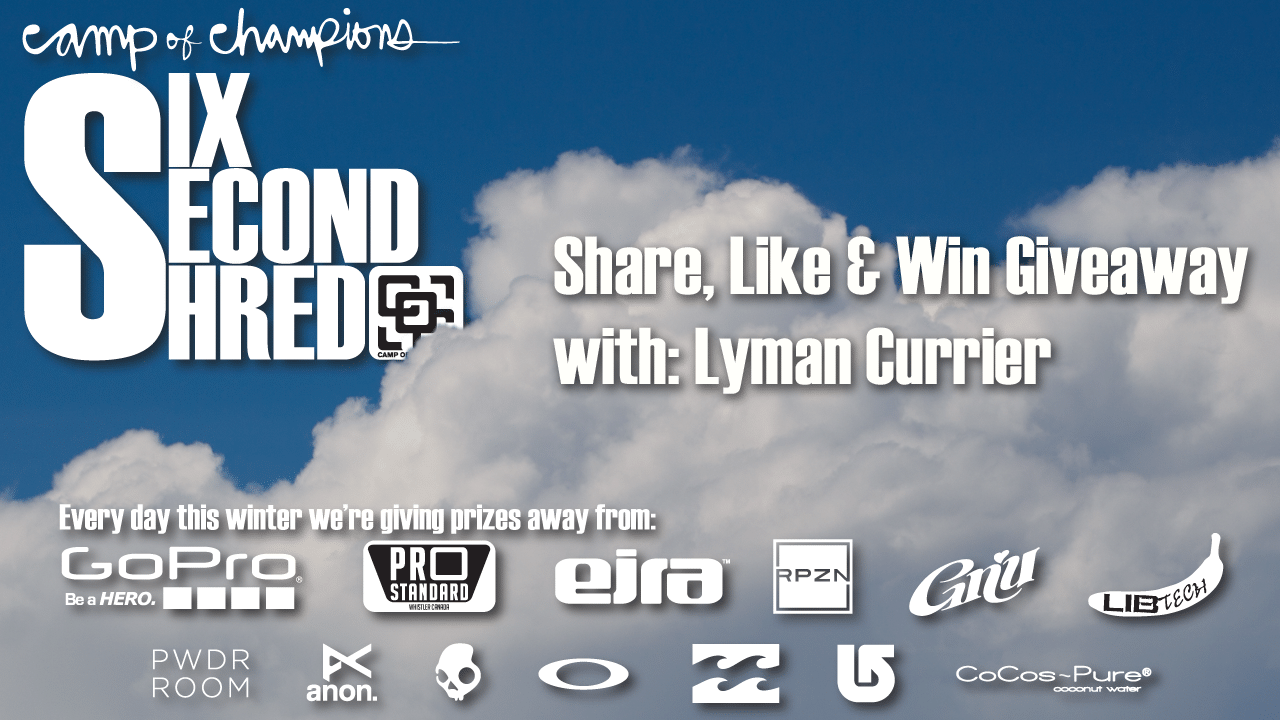 Share Like and Win Giveaway with Lyman Currier
