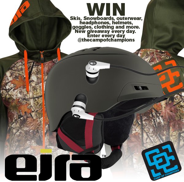 Win an Anon Helmet, Skullcandy Ink'd Earbuds, Eira Ski Hoody from COC