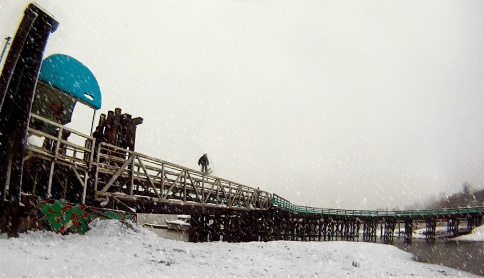 Greasin' the Abandoned Ferry Dock