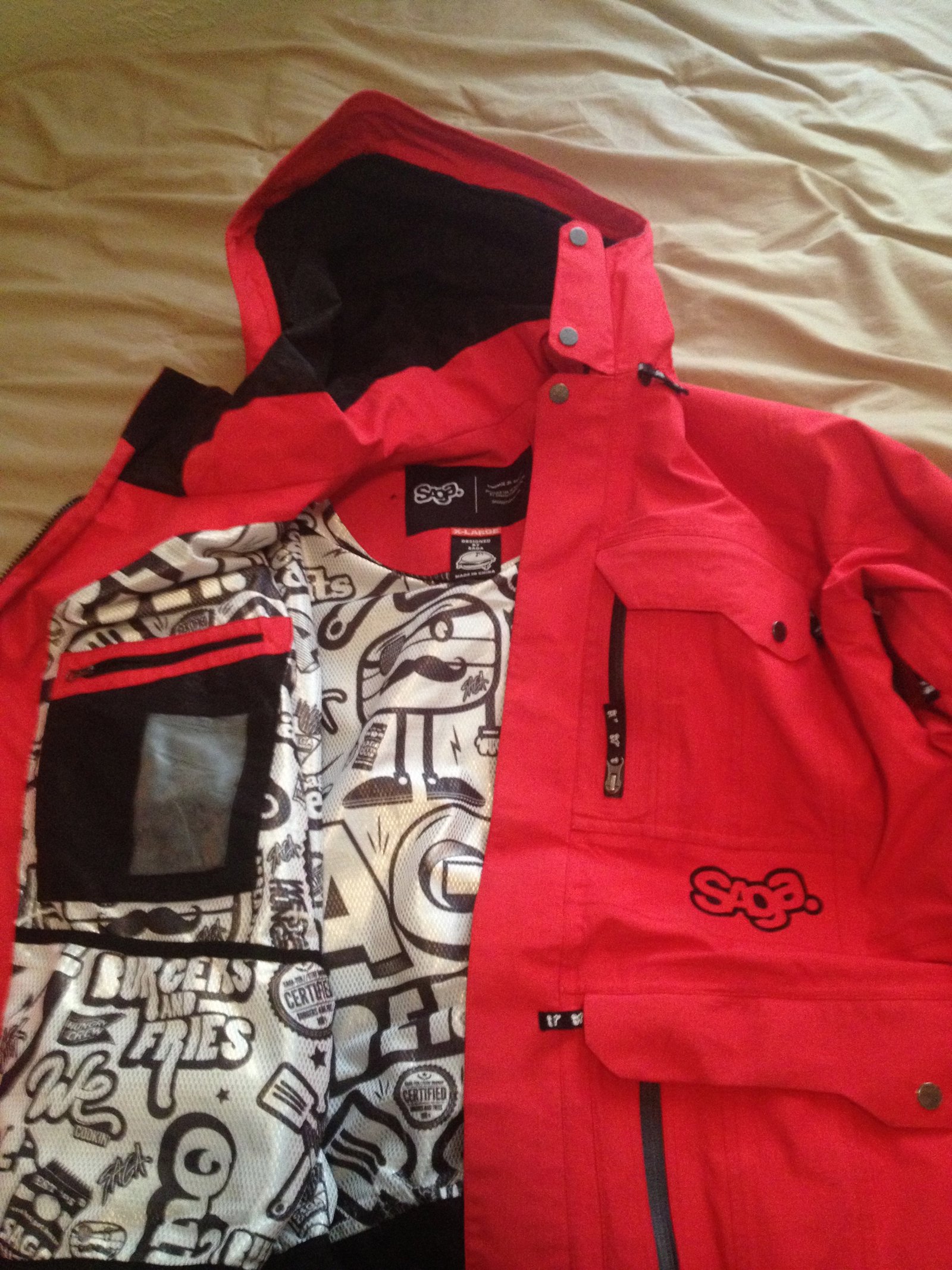 Saga - Red jacket XL