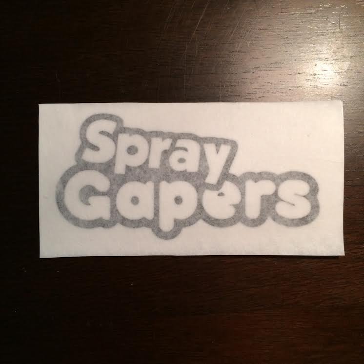 Spray Gapers Sticker