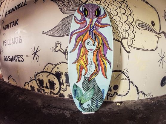 Custom Surfboard Art