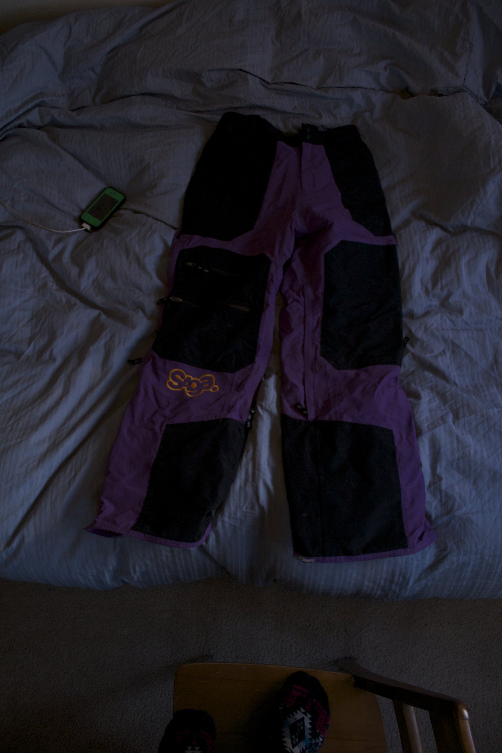 L Purple Sage Pants 