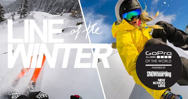 Win $20,000 in GoPro's Line of the Winter