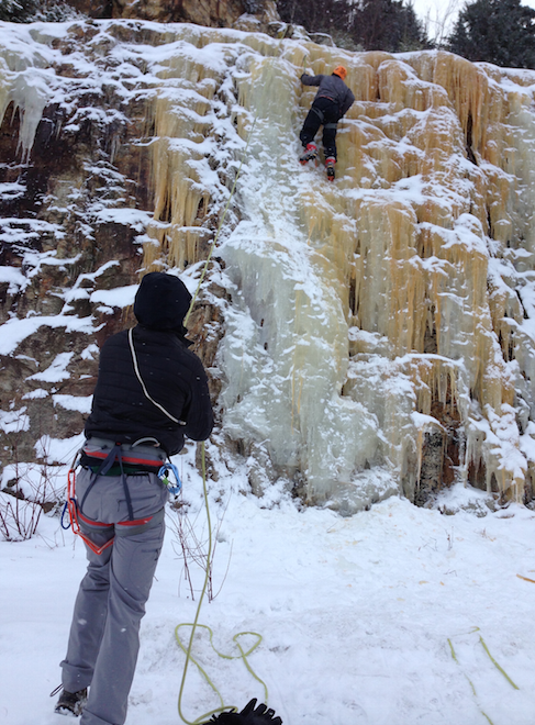 New Hampshire Ice Climbing