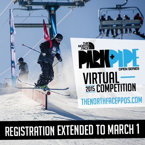 The North Face Park and Pipe Open Series Virtual Competition Registration Extended to March 1