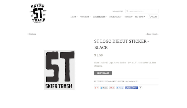NEW ST Logo Diecut Stickers Available Now!