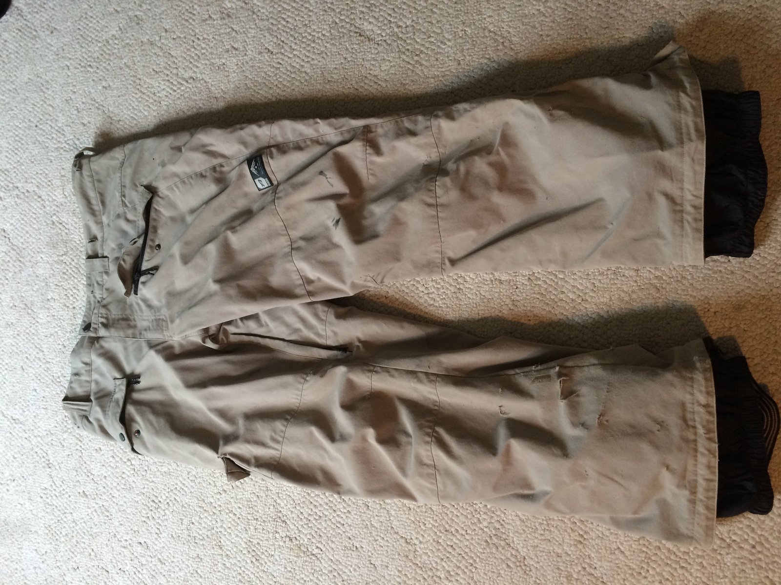 orage xl tan pants