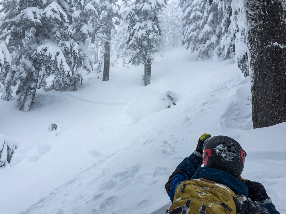 Pow in the baker backcountry