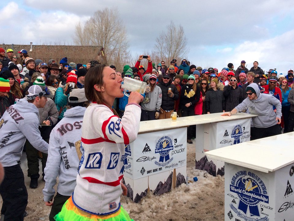 Quaffing: A Drinking Sport for Ski Bums