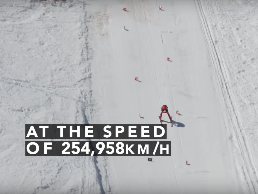 world speed skiing record