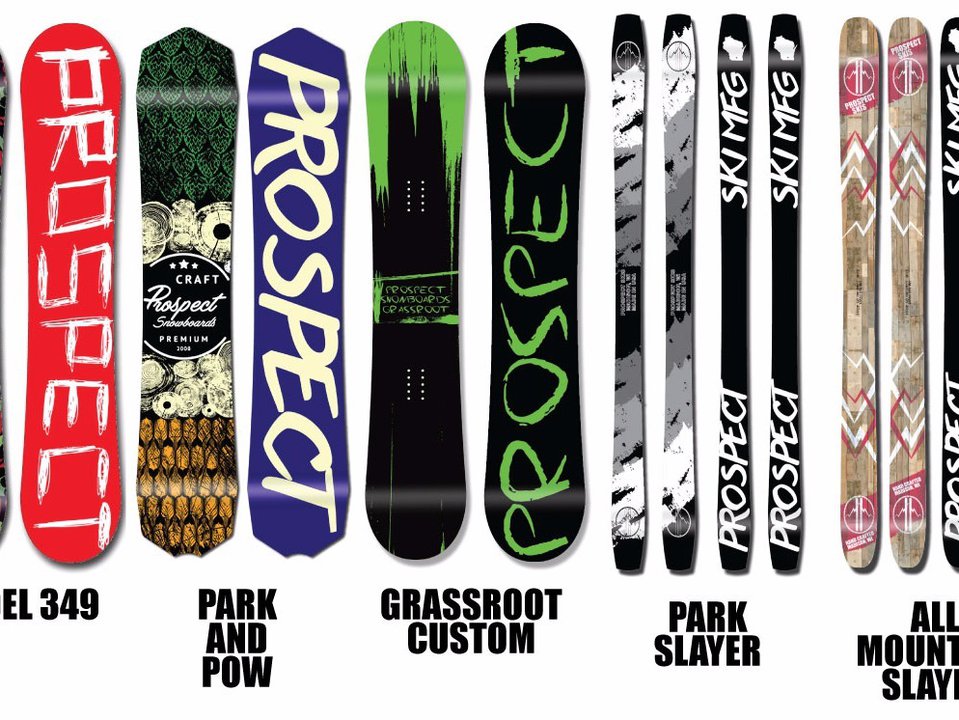 Prospect Skis, Snowboards, and Wakeboards Brings Skis to the lineup for 16/17