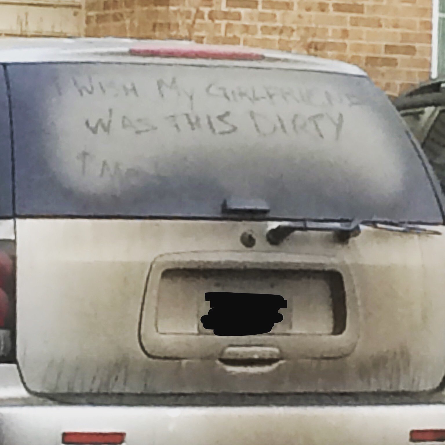 "I wish my girlfriend was this dirty"
