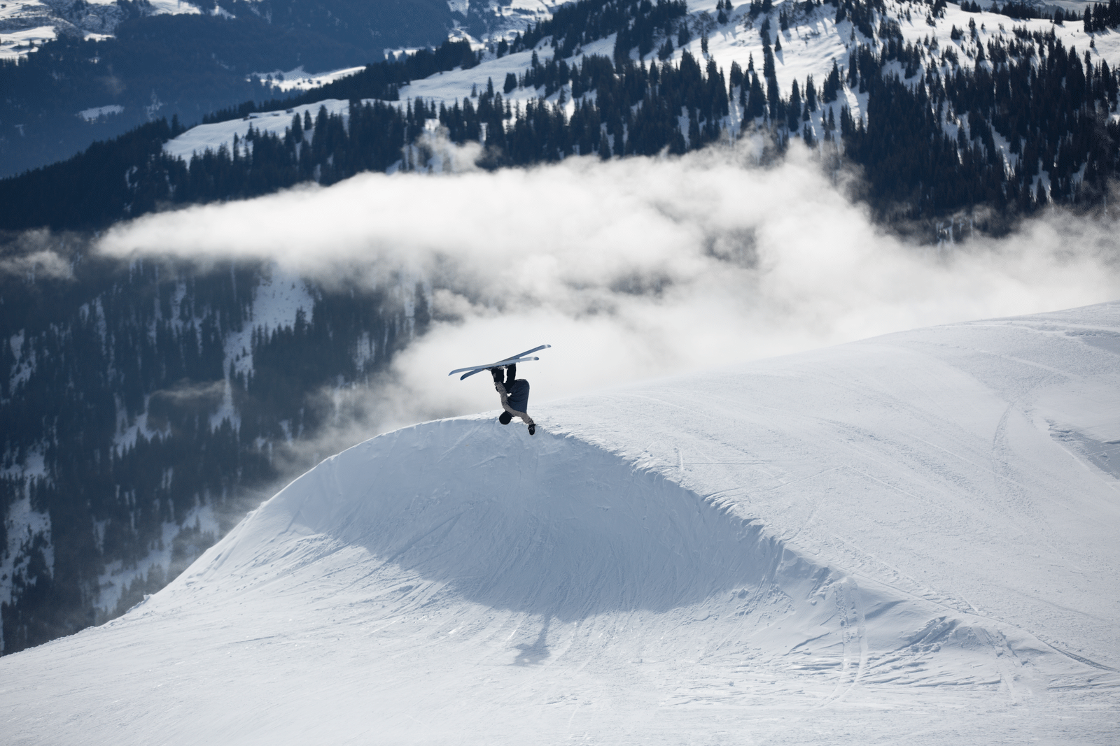 handplant above the clouds