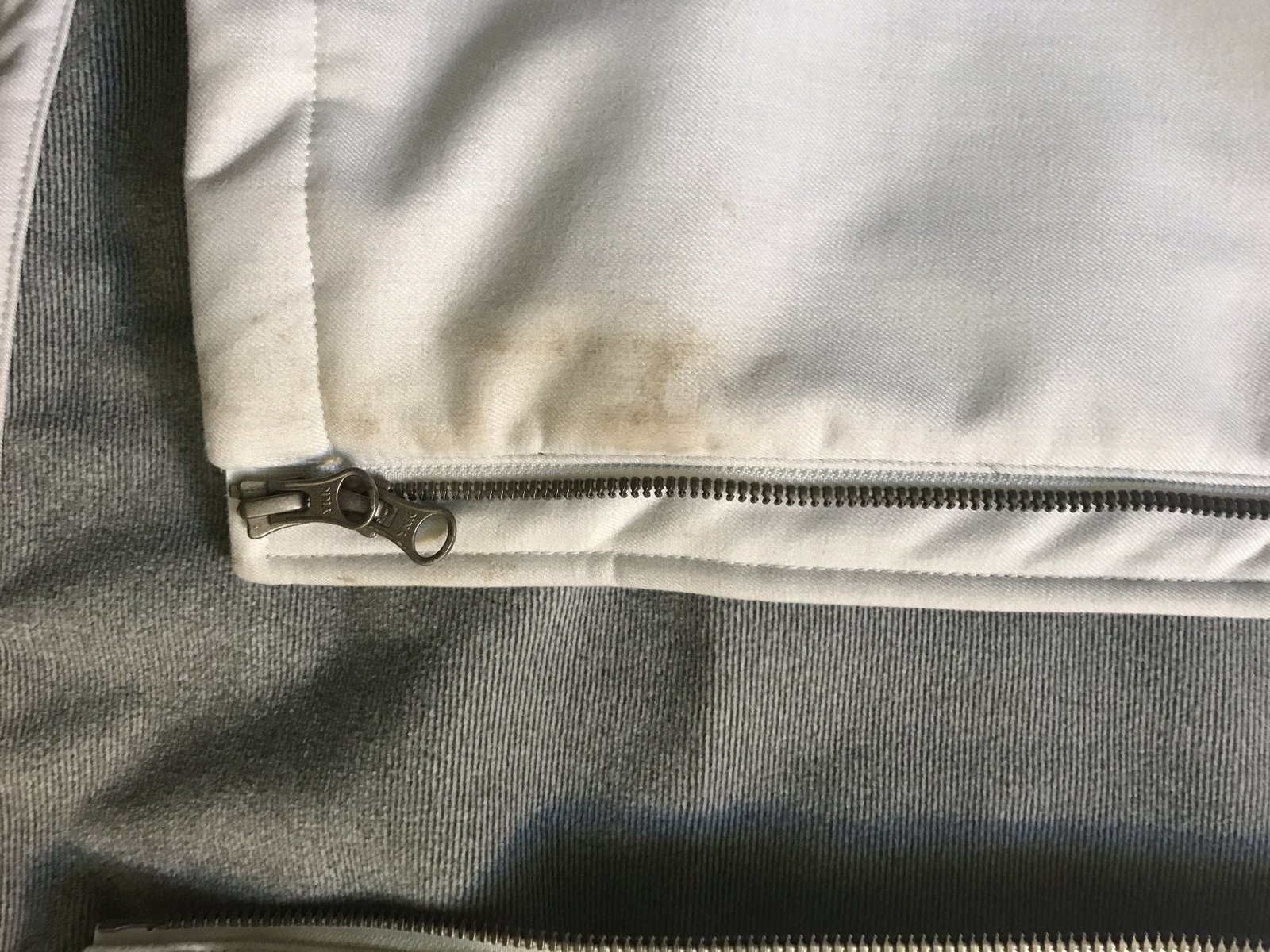 For Sale: Used Saga Shutout jacket-XL (detail of stain)
