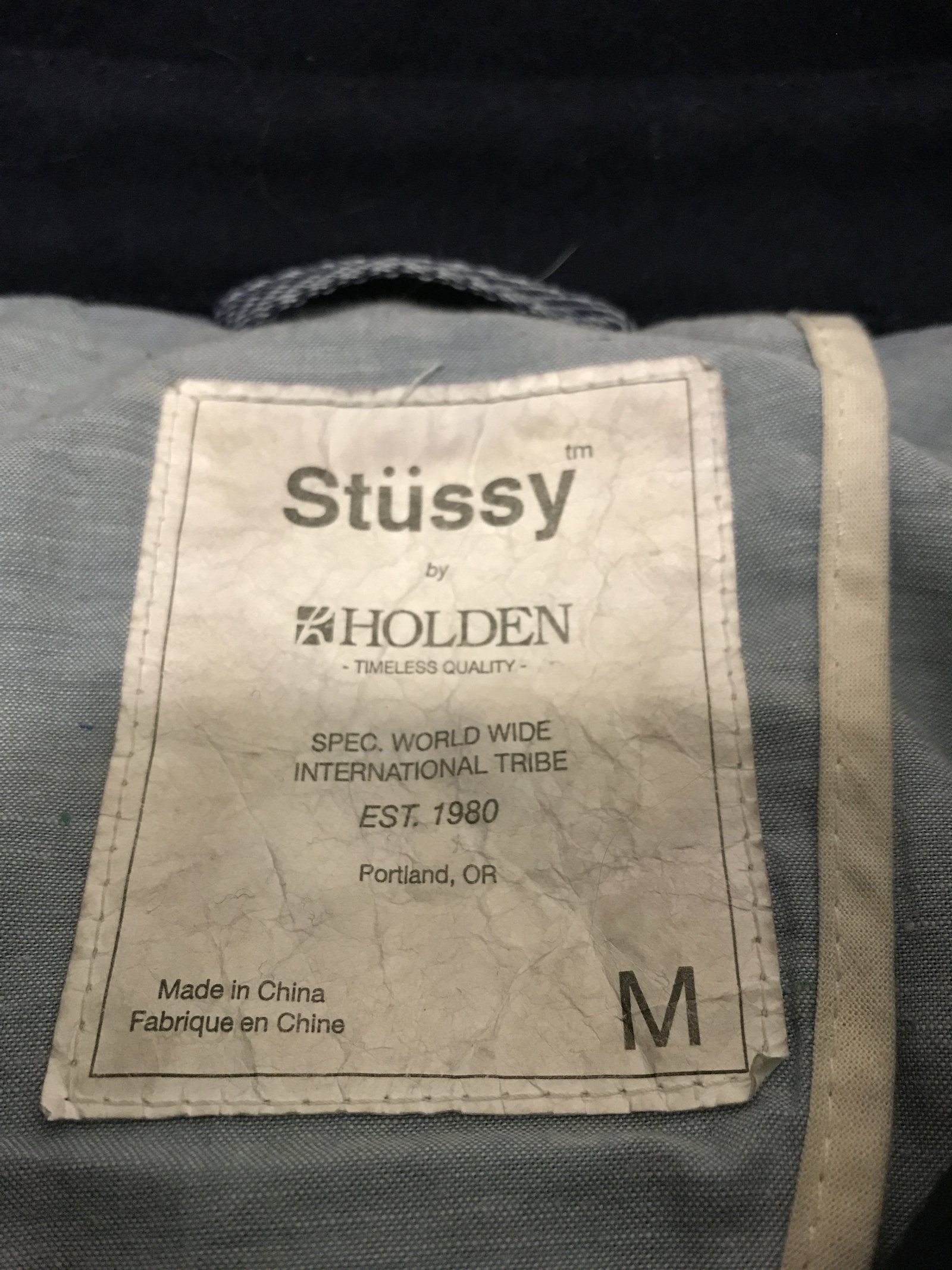 Holden x Stussy Tag