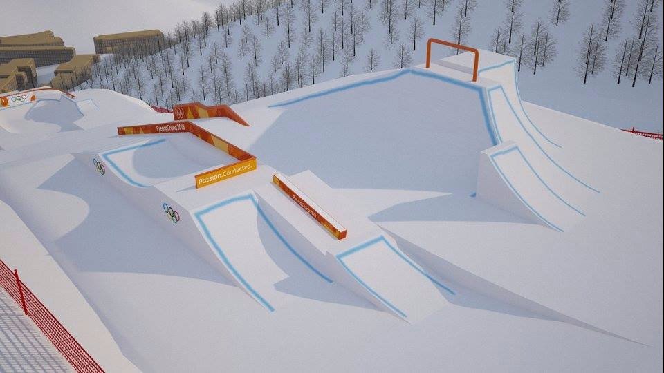 2018 Winter Olympic Slopestyle Course Preview