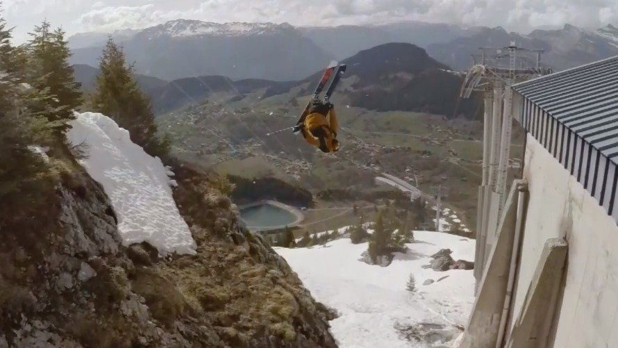 Watch: The Ten Craziest Ski Tricks Of 2017