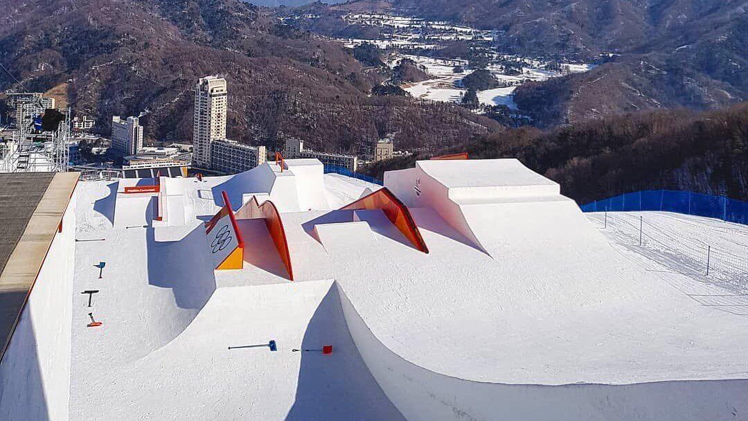 2018 Pyeongchang Olympic Ski Slopestyle Course First Looks