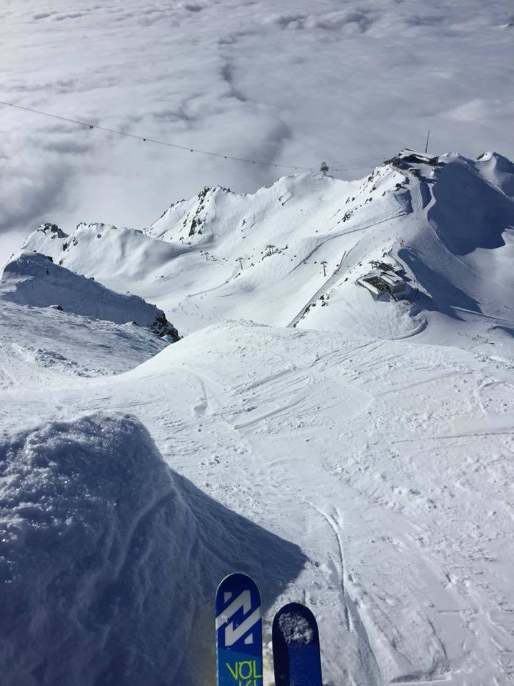 On top of Mont GelÃ©, Verbier