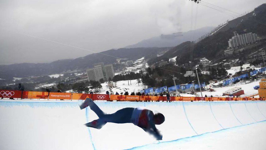 Drunk Korean Spectator Scored 53.0 After Falling Into The Pipe